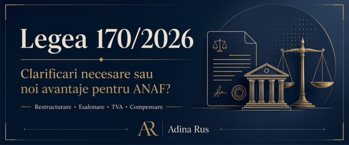 ANAF poate compensa o datorie cu executarea suspendata? Ce schimba Legea 170/2026